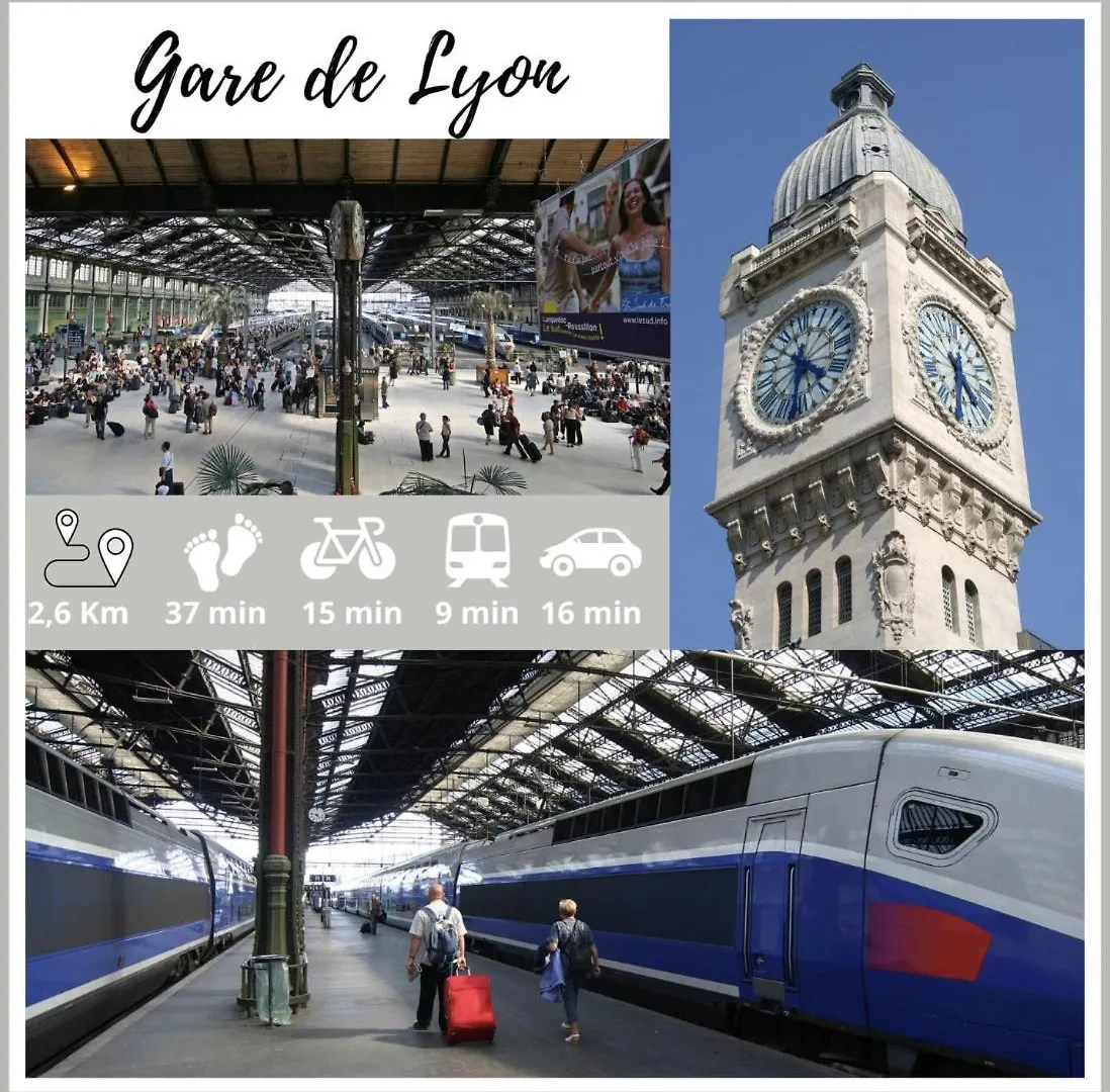 Nice Apartment With Amazing View Of Paris With Private Parking فرنسا